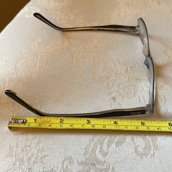 Dolce & Gabbana D & G black/clear prescription frames in EUC - Picture 7 of 13